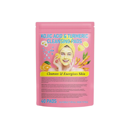 Turmeric and Kojic Acid Cleansing Pads